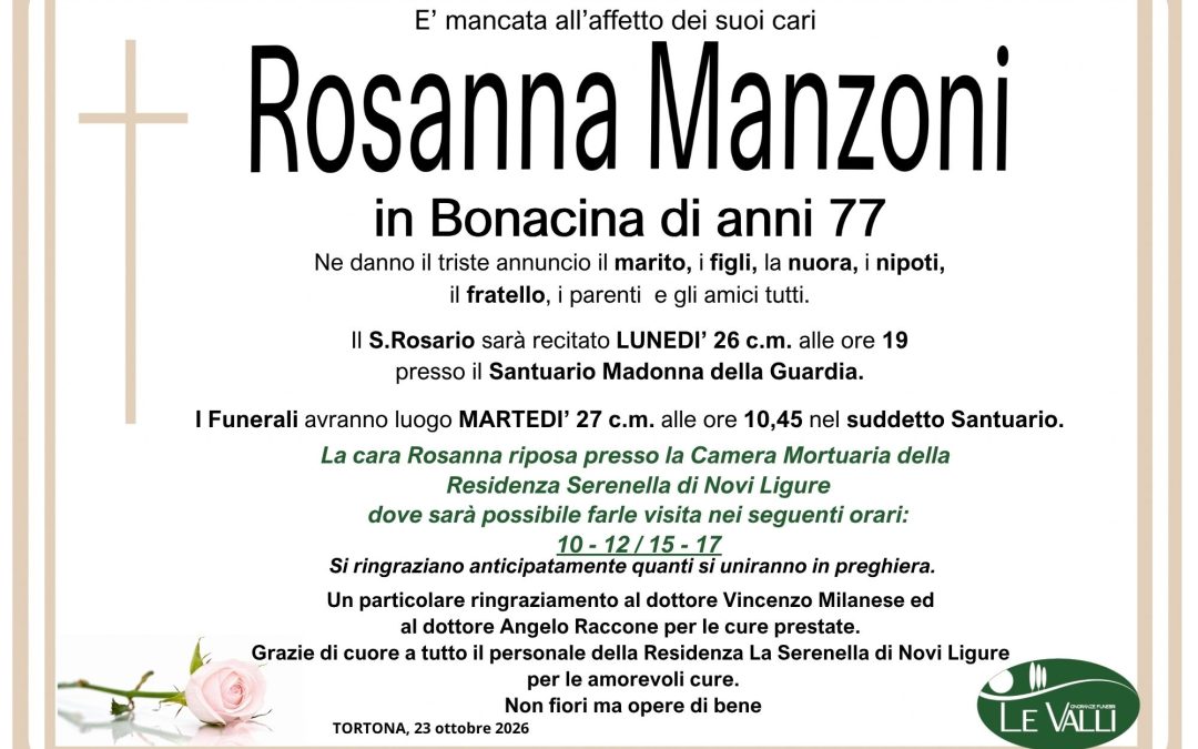 Rosanna Manzoni